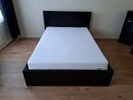 Bed Ikea MALM, Huis en Inrichting, Slaapkamer | Bedden, Wit, Tweepersoons, Hout, 140 cm