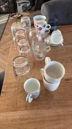 Glazen, mokken kopjes GRATIS, Ophalen, Glas, Overige stijlen, Kop(pen) en/of Schotel(s)