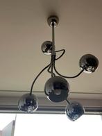 Chromen bollen lamp, Huis en Inrichting, Lampen | Plafondlampen, Ophalen, Gebruikt, Metaal, Retro- vintage