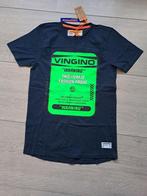 Vingino blauw tshirt met opdruk (NIEUW), Verzenden, Nieuw, Maat 164