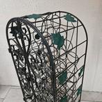 Mooi metalen wijnrek met ruimte voor veel flessen, Huis en Inrichting, Woonaccessoires | Wijnrekken, Ophalen, Gebruikt, 25 flessen of meer