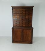 Antieke Notariskast – archiefkast met 24 Lades, Antiek en Kunst, Ophalen