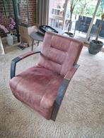 Fauteuil Forester kleur rood,bruin, goed onderhouden, Huis en Inrichting, Fauteuils, Ophalen, Minder dan 75 cm, Metaal, Zo goed als nieuw