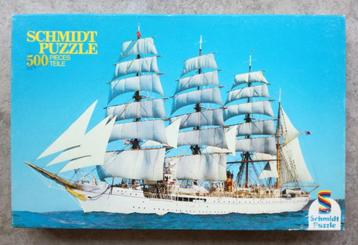 Zeilboot,  legpuzzel 500 stukjes beschikbaar voor biedingen