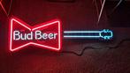 Neon Budweiser USA GUITAR!, Verzamelen, Merken en Reclamevoorwerpen, Ophalen of Verzenden, Zo goed als nieuw, Lichtbak of (neon) lamp