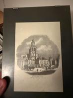 Ets van de markt te Bergen op Zoom, Antiek en Kunst, Kunst | Etsen en Gravures, Ophalen