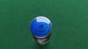 Art Deco parfumflesje zilver guilloche emaille beschikbaar voor biedingen