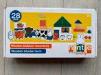 Nijntje Houten Blokken Boerderij - compleet, Ophalen of Verzenden, Zo goed als nieuw, Overige merken