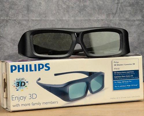 Philips 3D bril PTA03, Audio, Tv en Foto, Televisie-accessoires, Gebruikt, Ophalen of Verzenden