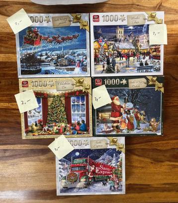 Kerst puzzels beschikbaar voor biedingen