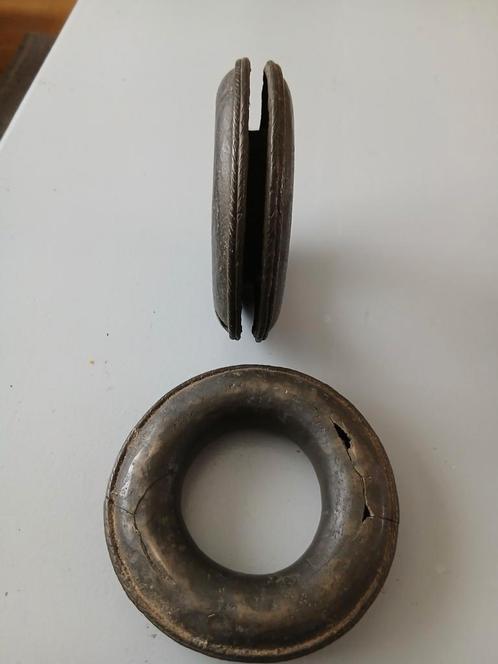 2x metalen rammelaar speelgoed india Jhunjhuna, Antiek en Kunst, Kunst | Niet-Westerse kunst, Ophalen of Verzenden