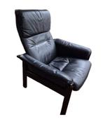 Göte Möbler Zweeds jaren 70, Huis en Inrichting, Fauteuils, Ophalen, Minder dan 75 cm, Zo goed als nieuw, Leer