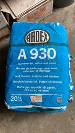 2x ARDEX 930 stucmortel, Doe-het-zelf en Verbouw, Metselstenen, Ophalen of Verzenden, Zo goed als nieuw