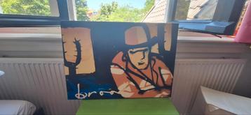 Herman Brood print op canvas beschikbaar voor biedingen
