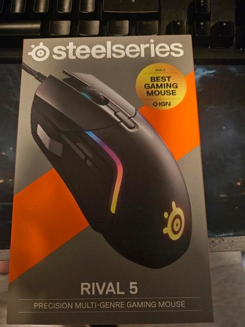 Steelseries Rival 5, Computers en Software, Muizen, Zo goed als nieuw, Rechtshandig, Ophalen of Verzenden