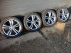 VW T-ROC Sebring 18 inch R-line velgen met winterbanden, Auto-onderdelen, Banden en Velgen, Ophalen, 18 inch, Velg(en), Winterbanden