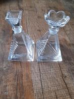 Vintage kristallen olie en azijn flesjes, Antiek en Kunst, Ophalen of Verzenden