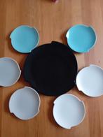 Gebakbord  schotel  Flora Gouda Holland, Huis en Inrichting, Ophalen, Glas of Kopje