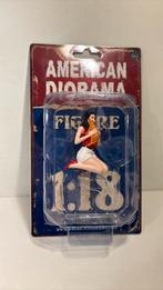 Figuur girl whit cat American diorama 1.18, Hobby en Vrije tijd, Modelauto's | 1:18, Overige merken, Ophalen of Verzenden, Motor