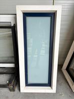 Kumij blauw/wit raam kozijn met HR++ glas (6 stuks), Doe-het-zelf en Verbouw, Glas en Ramen, Ophalen, 9723 TK, Gevelraam of Ruit