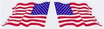 USA [Amerikaanse vlag] sticker set #5, Verzenden