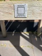 6 houten Jan des Bouvrie tuinstoelen met 7 kussens, Ophalen, Gebruikt, Hout