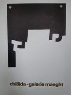 Originele poster Galerie Maeght Eduardo Chillida, Verzenden, A1 t/m A3, Film en Tv, Rechthoekig Staand