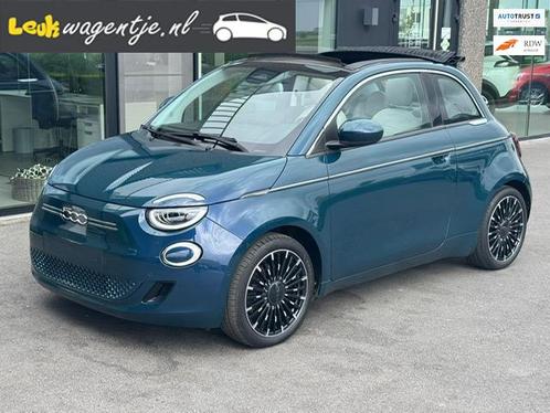 Fiat 500 C La Prima 42 kWh Cabrio *p-camera *keyless *17 inc, Auto's, Fiat, Bedrijf, Te koop, 500C, ABS, Achteruitrijcamera, Adaptive Cruise Control