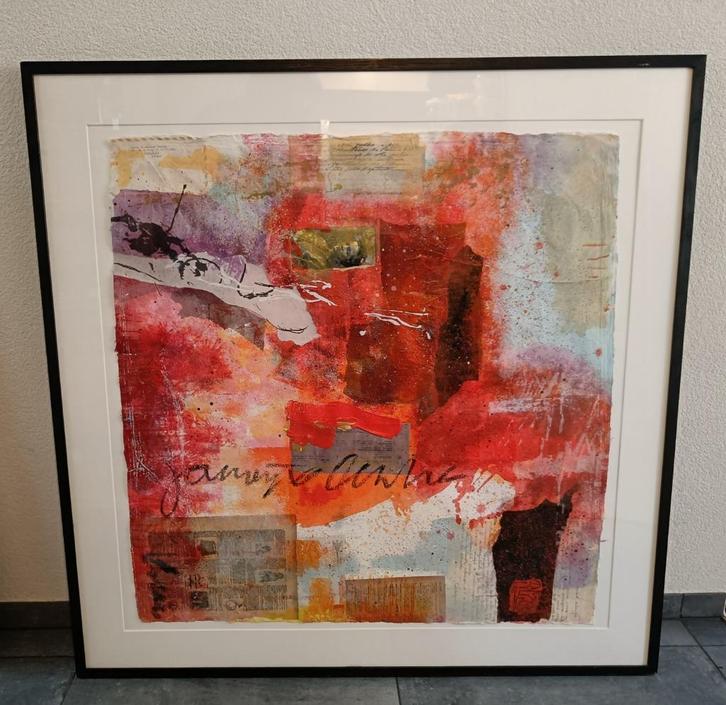 Bram Reijnders -Journey to the center-Zeefdruk, Antiek en Kunst, Kunst | Litho's en Zeefdrukken, Ophalen of Verzenden