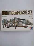 Tamiya 1/35 Duitse 88mm Flak 36/37 met Zundapp KS750, Hobby en Vrije tijd, Modelbouw | Auto's en Voertuigen, Ophalen of Verzenden