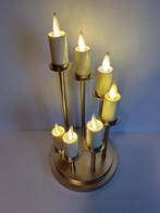 LED kandelaar decoratie - Batterijen of USB, Kunststof, Verzenden, Zo goed als nieuw, Kandelaar