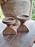 2 Aura Peeperkorn kandelaars (nr.88), Huis en Inrichting, Woonaccessoires | Kandelaars en Kaarsen, Bruin, Nieuw, Ophalen of Verzenden