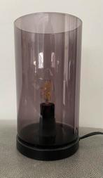 Design tafellamp glas 22 cm hoog, Ophalen, Zo goed als nieuw, Glas, Minder dan 50 cm