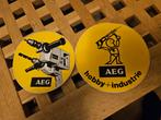 AEG stickers, Ophalen of Verzenden, Zo goed als nieuw