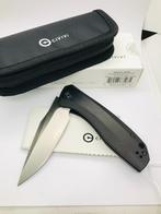 CIVIVI Baklash C801E Flipper Knife Ebony Wood Handle (3.5'', Ophalen of Verzenden, Nieuw