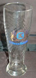 Lowen Weisse Bier 0,5 Liter Hoog Bierglas Munchen, Verzamelen, Biermerken, Ophalen of Verzenden, Gebruikt, Glas of Glazen, Overige merken