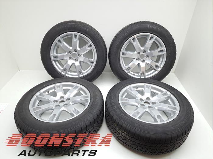 Velgen set + winterbanden van een Landrover Evoque, Auto-onderdelen, Banden en Velgen, Gebruikt, 3 maanden garantie, Ophalen of Verzenden