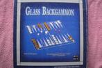 GLASS BACKGAMMON BORDSPEL  Voor 2 spelers 3.95euro., Hobby en Vrije tijd, Gezelschapsspellen | Bordspellen, Een of twee spelers
