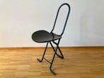 Design klapstoel Dafne Gastone Rinaldi - Thema Italy 1980er, Huis en Inrichting, Stoelen, Ophalen, Gebruikt, Zwart, Metaal