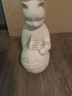 Schattig Kattenbeeld Gilde Sculpture Collectie, Tuin en Terras, Ophalen, Gebruikt, Beton, Dierenbeeld