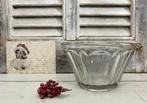 Antieke mond geblazen conische glazen confiture pot XL, Antiek en Kunst, Ophalen of Verzenden