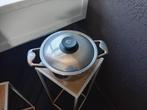 AMC ronde pan 20 cm, Huis en Inrichting, Ophalen of Verzenden, Zo goed als nieuw, Rvs, Kookpan of Snelkookpan