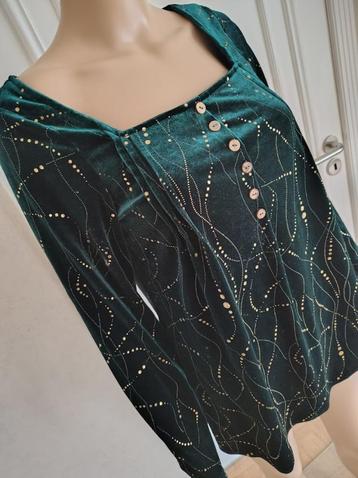 vintage getinte blouse  beschikbaar voor biedingen