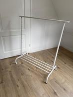 kledingrek wit, verstelbaar IKEA, Ophalen, Met wielen, Gebruikt