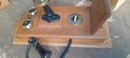 Antieke Houten Wandtelefoon, Ophalen of Verzenden