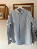 Knowledge Cotton Apparel overhemd blauw-wit gestreept maat M, Kleding | Heren, Overhemden, Ophalen of Verzenden, Zo goed als nieuw