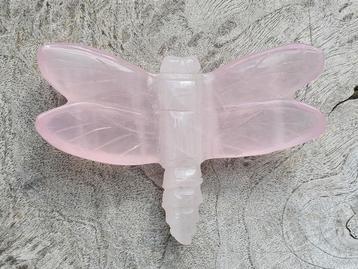 Super mooie rozenkwarts libelle beschikbaar voor biedingen