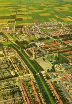 Luchtopname van Emmeloord - gelopen, Verzamelen, Ophalen of Verzenden, Voor 1920, Gelopen, Friesland