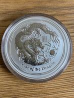 Lunar dragon 5 oz zilver - oplage 31.664!!, Ophalen of Verzenden, Zilver