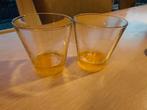 Twee vintage cerve Italy waterglazen, Ophalen of Verzenden, Zo goed als nieuw, Waterglas